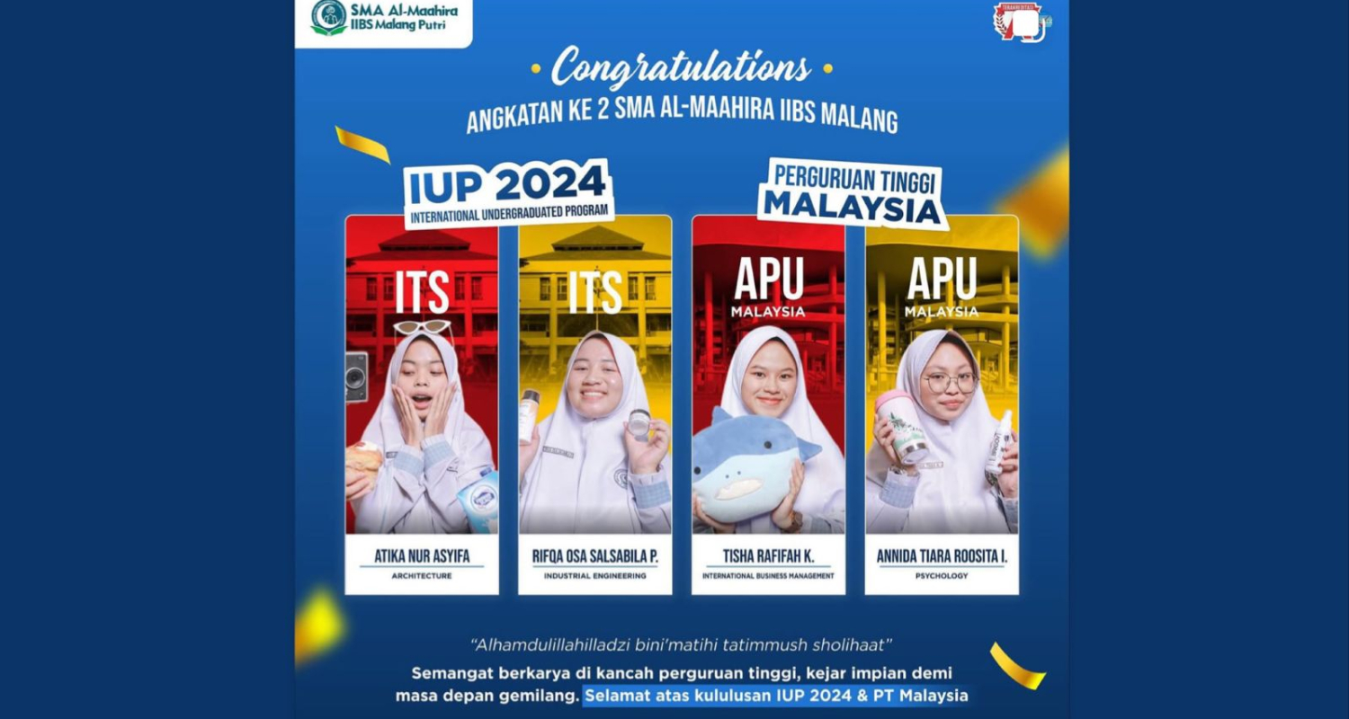 Membanggakan! 83,13% SMA Al-Maahira Angkatan Ke-2 Sukses PTN 2024